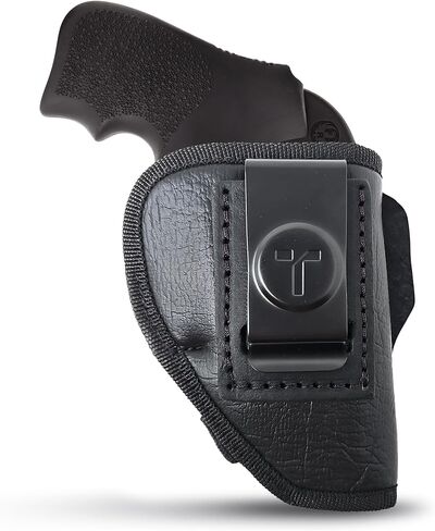 4 in 1 Multi Position IWB/OWB Eco Leather Holster for Revolvers. Fits Most 2" and Snubnosed Revolvers, S&W, Taurus 84,85, Rug LCR, M&P Bodyguard 38. J Frame Holster in Saudi Arabia