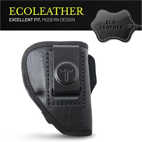 4 in 1 Multi Position IWB/OWB Eco Leather Holster for Revolvers. Fits Most 2" and Snubnosed Revolvers, S&W, Taurus 84,85, Rug LCR, M&P Bodyguard 38. J Frame Holster in Saudi Arabia