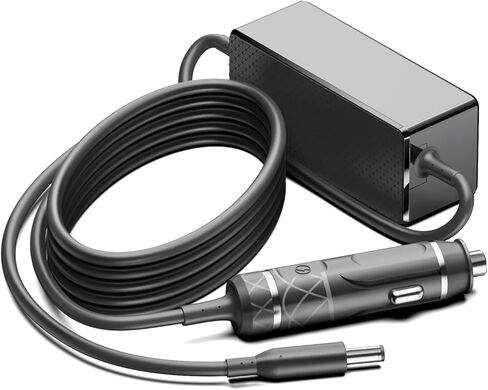 19.5V 4.62A DC Adapter Laptop Car Charger for DELL Inspiron 15 17 7000 11 13 14 15 17 3000 5000 Series Vostro 13 14 15 16 3458 5410 5471 5481 DC to DC 4.5mm x 3.0mm Pin Size Power Cord Cable in Kuwait