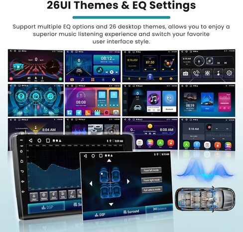 [DSP & EQ] راديو سيارة 2+64 جيجا لسيارة سوزوكي SX4 2006-2013 Carplay Android Auto، 9 بوصة IPS شاشة تعمل باللمس ستيريو سيارة مع Bluetooth5.0 GPS Navigation FM RDS 5 جيجا هرتز WiFi كاميرا احتياطية in Kuwait