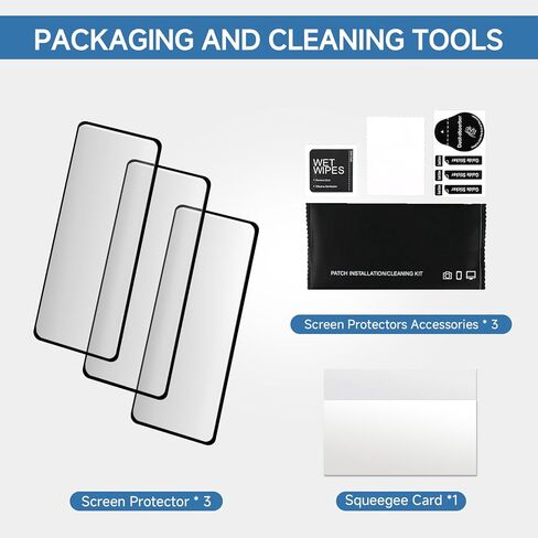 3-Pack Screen Protector Compatible with Anker Laptop Power Bank (A1695), Full Coverage Film with Precision Curved Edges | Anti-Scratch + Anti-Fingerprint + Bubble-Free | High Clarity & Easy Install​ in Saudi Arabia