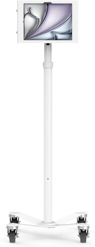 Compulocks iPad Air M2 13" (2024), Apex Enclosure Rolling Cart - Rise Freedom Extended White in Saudi Arabia