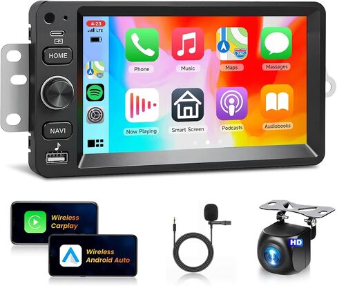 4+64G 7″ Android Car Stereo for Chevrolet Chevy Silverado Impala Tahoe GMC Sierra Yukon Hummer, Plug&Play Wireless CarPlay Android Auto DSP 32EQ,IPS Touchscreen,GPS,Backup Camera in Saudi Arabia