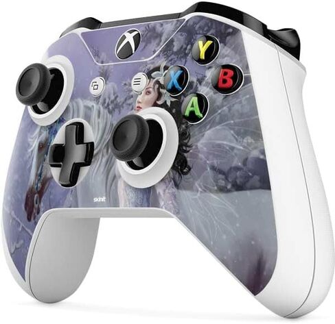غلاف Skinit المخصص للألعاب المتوافق مع وحدة تحكم Xbox One S - مرخص رسميًا من Nene Thomas Fairy with Horse in Snow من Nene Thomas Design in Saudi Arabia