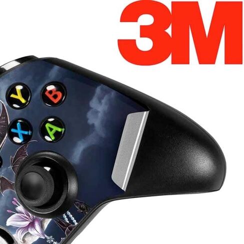 Skinit Decal Gaming Skin Compatible with Xbox One S Controller - Officially Licensed Sarah Richter Gothic Moon with Bats and Flowers by Sarah Richter Design in Saudi Arabia