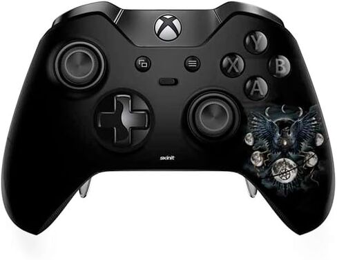 Skinit Decal Gaming Skin Compatible with Xbox One Elite Controller - Officially Licensed Sarah Richter Crow and Moon Phases by Sarah Richter Design in Saudi Arabia