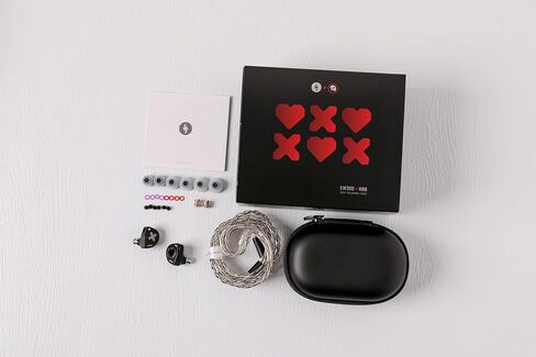 Linsoul SIMGOT EW300 1DD+1Planar+1PZT Hybrid Driver in Ear Monitor, Wired Earbuds IEM, Gaming Earbuds with Detachable Nozzles & Kiwi Ears Allegro Mini Portable IEM DAC, in Ear Monitor Amplifier in Saudi Arabia