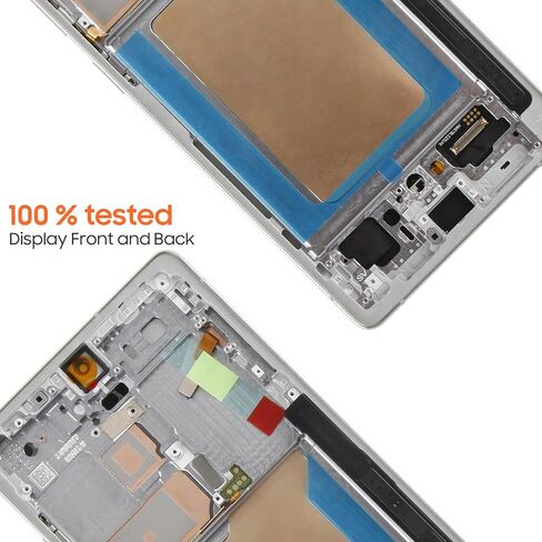 Soft OLED for Samsung Galaxy S25 Ultra Screen Replacement for Samsung S25 Ultra LCD Display SM-S938B SM-S938 LCD Digitizer Touch Screen Assembly Repair Part Silver with Frame in Saudi Arabia