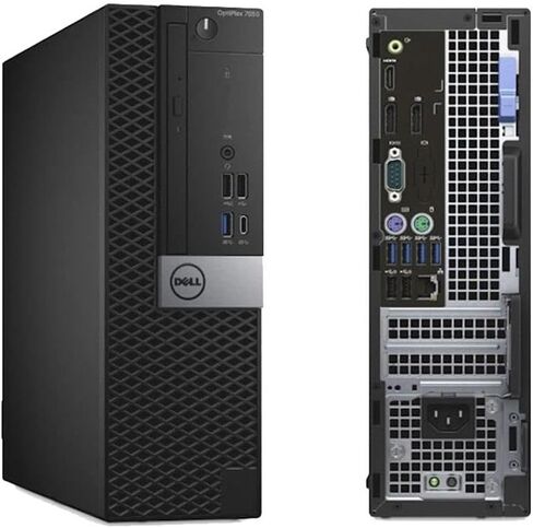 Dell OptiPlex 7050 SFF Desktop Computer PC,Intel Core i7-6700 3.40GHz,32GB DDR4 Ram 512GB NVMe M.2 SSD,Built-in WiFi & Bluetooth,HDMI,DVD-RW,Windows 10 Pro,Wireless Keyboard & Mouse (Renewed) in Saudi Arabia