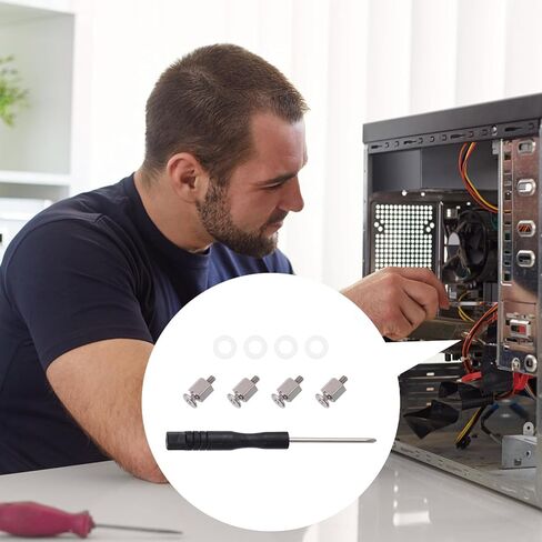 DOITOOL SSD تصاعد طقم مسامير ربط 0.2 مسامير المواجهة اللوحة الأم الفولاذ المقاوم للصدأ ملحقات الكمبيوتر للكمبيوتر DIY وإصلاح الكمبيوتر المحمول in Kuwait