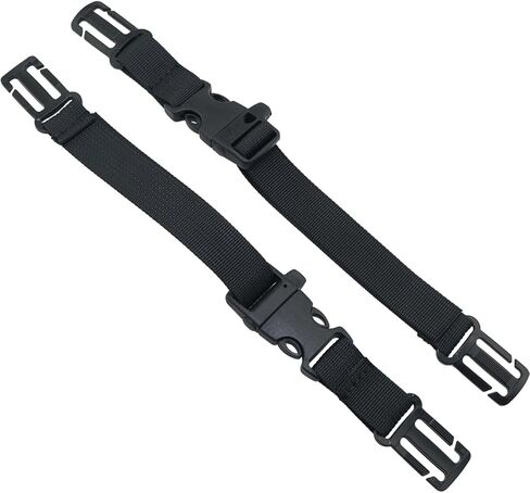 2PCS Backpack Chest Load Reducing Buckle with Self Rescue Fixed Chest Strap 3/4 Inch Wide Non-Slip Nylon Webbing for Outdoor Hydration Backpack Luggage Handbag in Saudi Arabia