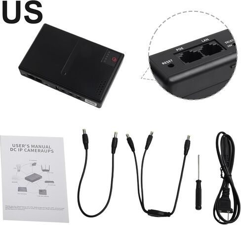1018L متعدد الجهد DC UPS احتياطية إمدادات الطاقة 5V 9V 12V نظام الطاقة غير المنقطعة لجهاز التوجيه الهاتف كاميرا الأمن (1018L) in Kuwait