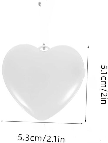 2PCS Rechargeable Heart-Shaped Purse Light - Portable Hanging Keychain Bag Light for Purse, Creative Night Light Gift for Women in Saudi Arabia