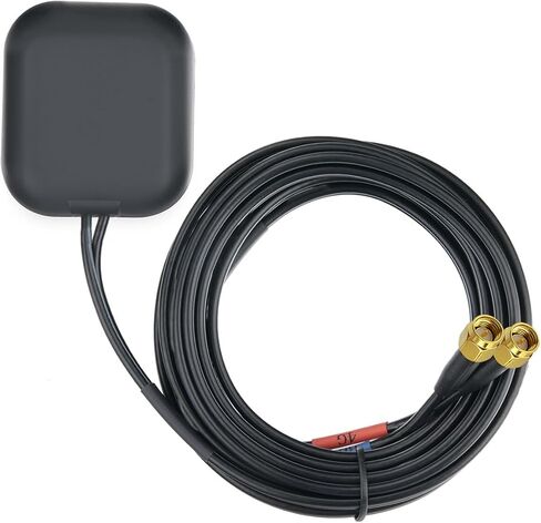 Bingfu ثنائي النطاق GPS/BeiDou + 4G هوائي عالي الكسب مع موصل SMA ذكر IP65 مقاوم للماء لإنترنت الأشياء/التليماتية والسيارات والملاحة الخارجية in Kuwait