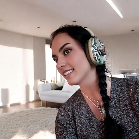 Chrome Spider على حافظات صلبة لأجهزة AirPods Max، لا تتضمن سماعة الرأس، ملحقات سماعات رأس Apple فقط، ملحقات سماعات الرأس الأنيقة، in Kuwait