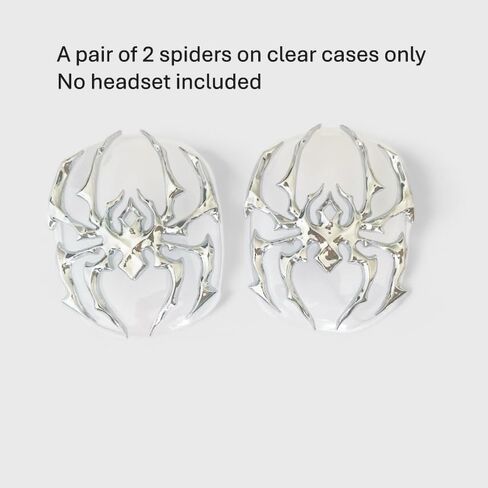 Chrome Spider على حافظات صلبة لأجهزة AirPods Max، لا تتضمن سماعة الرأس، ملحقات سماعات رأس Apple فقط، ملحقات سماعات الرأس الأنيقة، in Kuwait