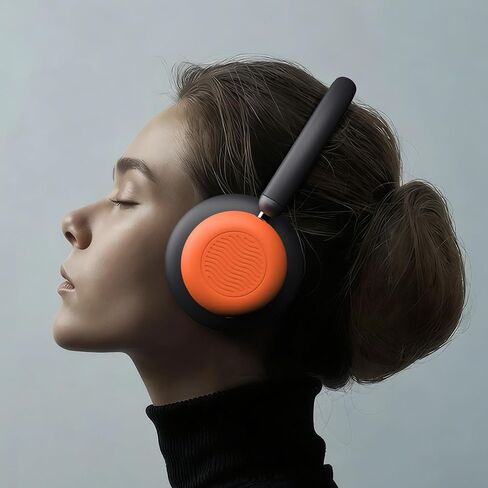 غطاء حافظة سماعات الرأس CMF by Nothing Pro Shell، غطاء حماية من السيليكون متوافق مع CMF by Nothing Headphone Pro، ملحقات حافظة سماعات الرأس الناعمة المضادة للخدش والصدمات (برتقالي) in Kuwait