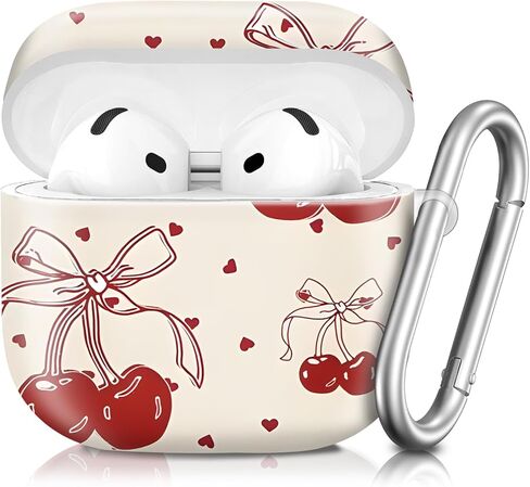 متوافق مع حافظة AirPod الجيل الرابع 2024، غطاء واقٍ مضاد للصدمات ومضاد للسقوط، حافظة لطيفة للنساء والرجال مع سلسلة مفاتيح (كرة السلة) in Saudi Arabia