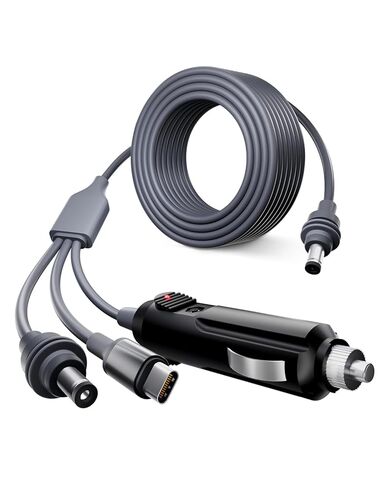 كابل محول الطاقة Starlink Mini 3 في 1 بطول 10 أقدام / 3 أمتار - سلك USB-C إلى DC، شاحن ولاعة سجائر السيارة 12 فولت - 24 فولت، ملحقات التوصيل والتشغيل، كابل إمداد طاقة عالي السرعة in Saudi Arabia
