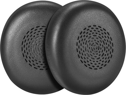 وسائد أذن بديلة من جلد البروتين لسماعات Jabra Evolve2 75 PC اللاسلكية (ليست لـ Evolve 75) - وسائد الأذن مع رغوة عازلة للضوضاء (أسود) in Kuwait