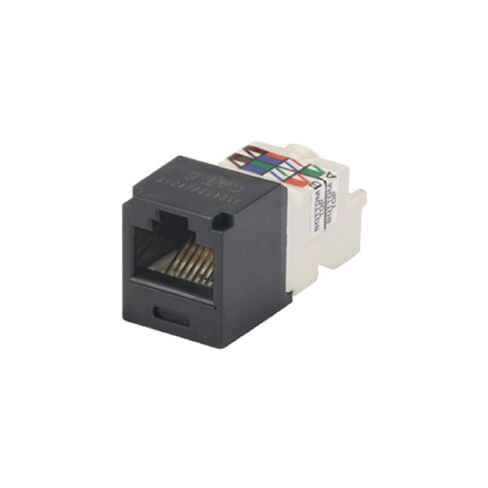 Panduit CJ688TPBL Category-6 8-Wire TP-Style Jack Module, Black in Saudi Arabia