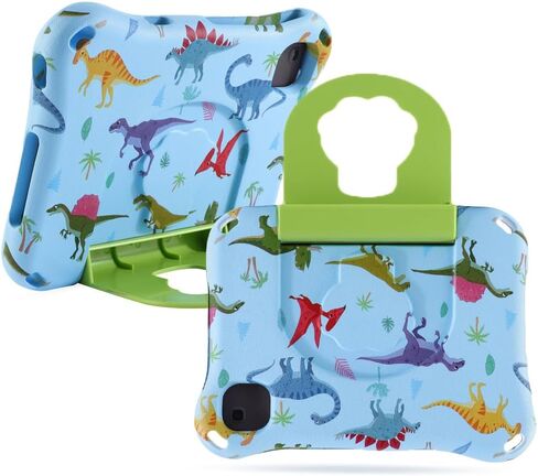 حافظة كمبيوتر لوحي Dinosaur Onn مقاس 8 بوصة Gen 4 2024 100135923 للأطفال الأولاد خفيف EVA مناسب للأطفال مع مقبض ومسند وغطاء كامل مقاوم للصدمات هدية للأولاد (KL) in Kuwait