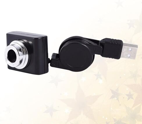 Veemoon USB Webcam Laptop Camera for Online Teaching with 120° Wide Angle, HD USB Computer Webcam Compatible with Desktop Notebooks, Black in Saudi Arabia