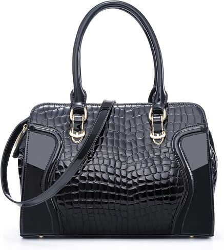 حقيبة يد من الجلد الطبيعي للنساء، حقيبة كروس كبيرة للنساء، حقيبة يد سوداء ومحافظ جلدية للنساء in Kuwait