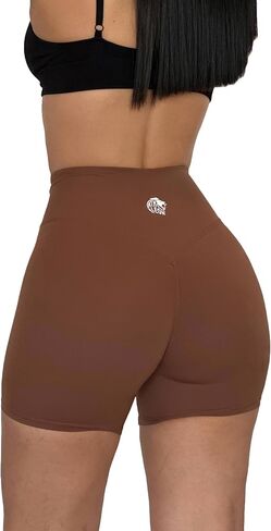 Gym Shorts for Women High Waist Tummy Control Butt Lifting Special for Gym, Yoga, Running, Hiking in Saudi Arabia