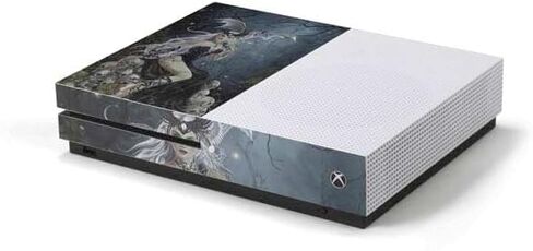 غلاف Skinit المخصص للألعاب المتوافق مع وحدة تحكم Xbox One S - مرخص رسميًا من Nene Thomas Gothic Queen مع Silver Dragon من Nene Thomas Design in Kuwait