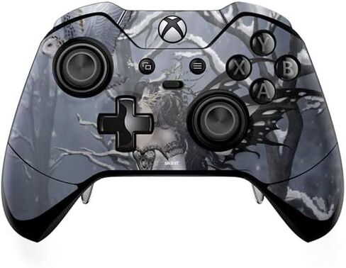 غلاف Skinit المخصص للألعاب المتوافق مع وحدة تحكم Xbox One Elite - مرخص رسميًا من Nene Thomas Fairy with Owl in Snow من Nene Thomas Design in Kuwait