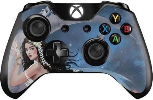 ملصق Skinit المخصص للألعاب متوافق مع وحدة تحكم Xbox One - مرخص رسميًا من Nene Thomas Fairy on Moon with Birds من Nene Thomas Design in Kuwait