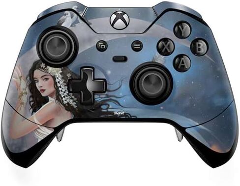 Skinit Decal Gaming Skin Compatible with Xbox One Elite Controller - Officially Licensed Nene Thomas Fairy on Moon with Birds by Nene Thomas Design in Saudi Arabia