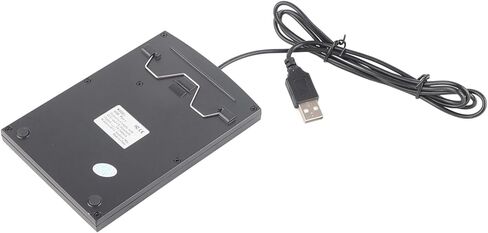 لوحة مفاتيح رقمية USB صغيرة قابلة للحمل بـ 18 مفتاحًا من Dioche - تصميم مريح باللمس، واجهة USB للتوصيل والتشغيل، رفيعة للغاية ومحمولة لأجهزة الكمبيوتر المحمول وسطح المكتب، متوافقة مع in Saudi Arabia