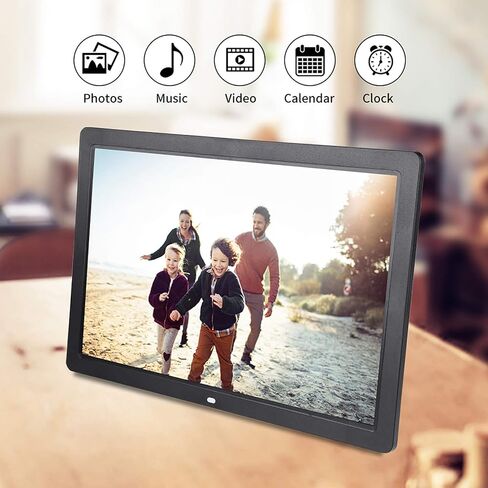 Yctze 17Inch 1440 * 900HD Digital Photo Picture Frame VI RMVB 1080P Player (US Plug) in Saudi Arabia