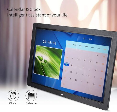 Yctze 17Inch 1440 * 900HD Digital Photo Picture Frame VI RMVB 1080P Player (US Plug) in Saudi Arabia