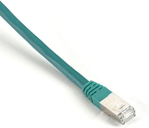 Black Box CAT6 400-MHz, Shielded, Solid Backbone Cable (FTP), Plenum, Green, 3-ft. (0.9-m) in Saudi Arabia