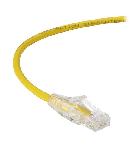 الصندوق الأسود C6PC28-YL-20 كابل SLIM-NET CAT6 PATCH أصفر 20 قدم in Kuwait