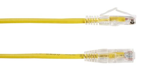 الصندوق الأسود C6PC28-YL-20 كابل SLIM-NET CAT6 PATCH أصفر 20 قدم in Kuwait