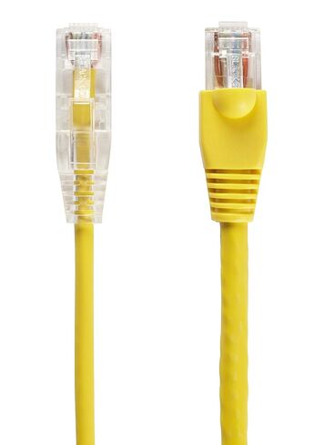 الصندوق الأسود C6PC28-YL-20 كابل SLIM-NET CAT6 PATCH أصفر 20 قدم in Kuwait