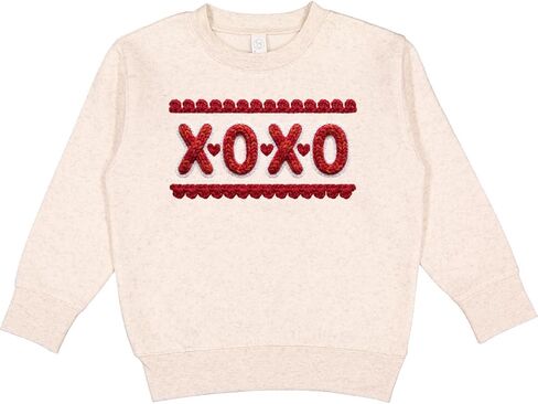 سترة إنكتاستيك XOXO المحبوكة لعيد الحب للأطفال الصغار in Kuwait