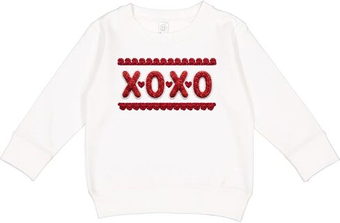سترة إنكتاستيك XOXO المحبوكة لعيد الحب للأطفال الصغار in Kuwait