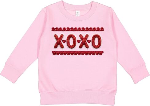 سترة إنكتاستيك XOXO المحبوكة لعيد الحب للأطفال الصغار in Kuwait