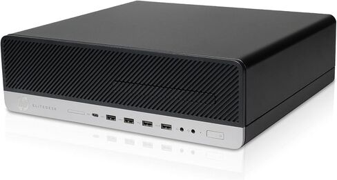 كمبيوتر HP EliteDesk 800 G4 صغير الحجم - Intel Hexa Core i7-8700 بسرعة 3.2 جيجا هرتز، وذاكرة الوصول العشوائي DDR4 سعة 16 جيجابايت، ومحرك أقراص SSD سعة 256 جيجابايت، وواي فاي، ودعم رسومات UHD 630-4K، ونظام التشغيل Windows 11 Pro - (متجدد) in Kuwait