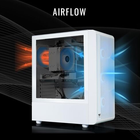 Thermaltake LCGS Quartz 7660 Gaming Desktop (AMD Ryzen™ 5 7600X, 16GB 6000MT/s DDR5 RGB Memory, NVIDIA GeForce® RTX 5060, 1TB NVMe M.2, WiFi, Windows 11) S2QT-B65K-560-LCS in Saudi Arabia