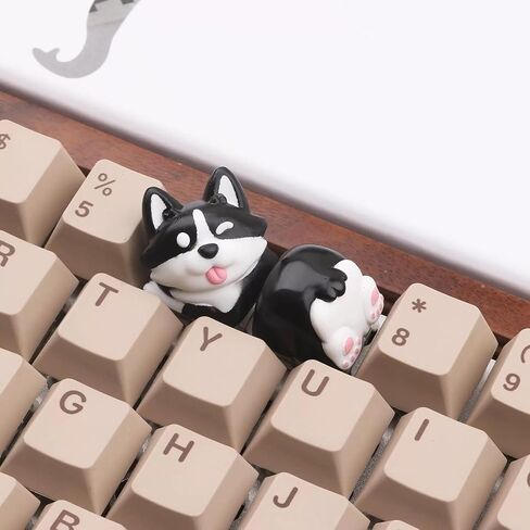 تخصيص ESCs Keycap Corgis Butt 3D ABS PVC للوحة المفاتيح الميكانيكية Corgis Butt in Kuwait