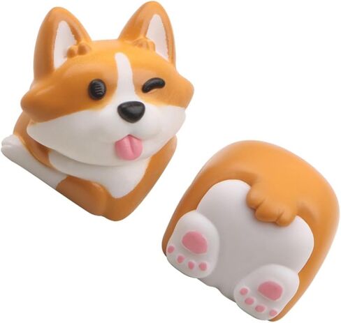 تخصيص ESCs Keycap Corgis Butt 3D ABS PVC للوحة المفاتيح الميكانيكية Corgis Butt in Kuwait