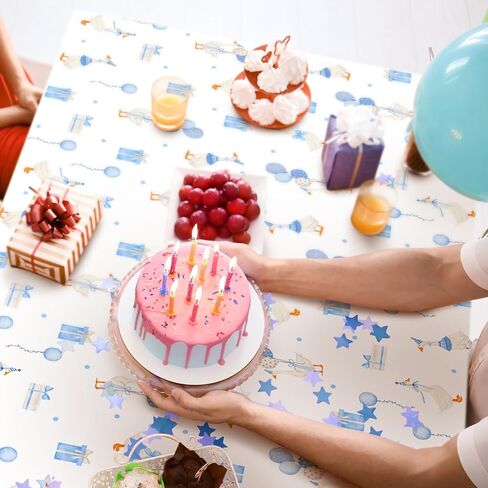 Oudain 3 Pcs One Silly Goose Birthday Decor Tablecloth Waterproof Plastic Table Covers Goose Decor for Birthday Party Baby Shower 54x108 Inch(Pink) in Saudi Arabia