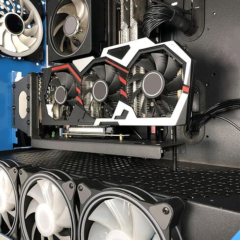Graphics Card Vertical Holder Computer PCIe 3.0 Vertically GPU Bracket for Case Kickstand Base for RTX3060 3070 RX in Saudi Arabia