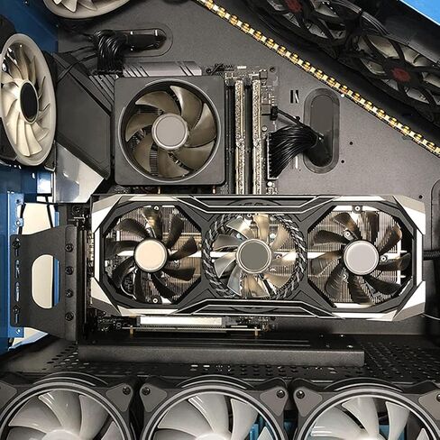 Graphics Card Vertical Holder Computer PCIe 3.0 Vertically GPU Bracket for Case Kickstand Base for RTX3060 3070 RX in Saudi Arabia
